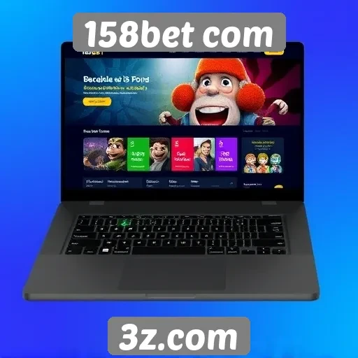 Usabilidade e design do site 158bet com